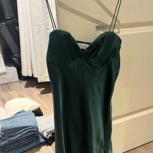 Green Party Dress